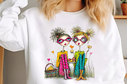 Quirky Couple Picnic Party Clipart, an Illustration by designcity5 (Thumbnail 4 of 5)