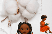 28 Black Woman Clipart, a Decorative Illustration by Pati Charm Studio (Thumbnail 8 of 8)