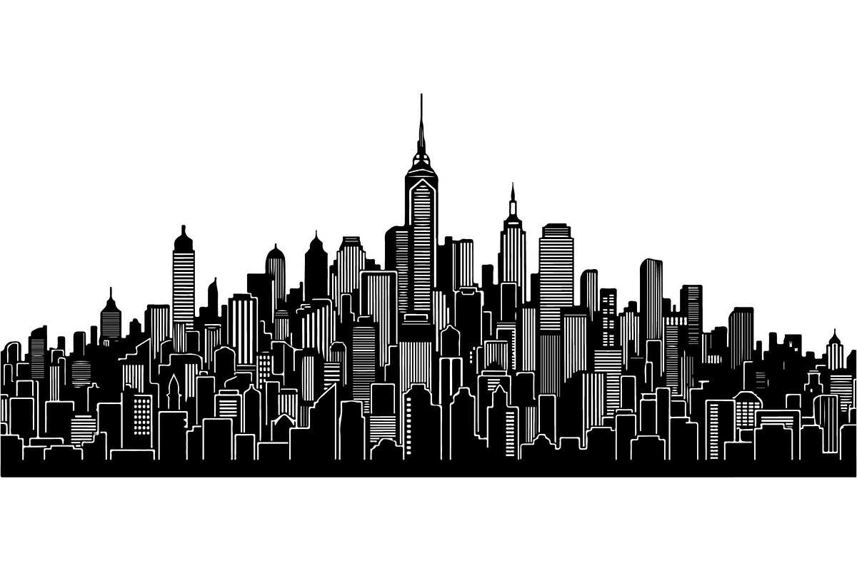City Skyline Silhouette Bundle, an Object Graphic by Creativeshirt (Photo 6 of 20)