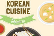 Korean Food, Bibimbap Illustration, a Food Illustration by GennyOnThePaper (Thumbnail 3 of 3)