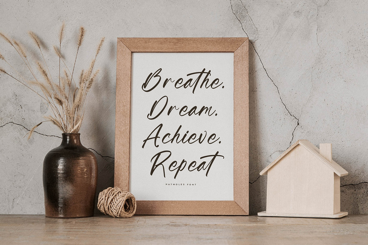 Gatmoley Modern Handwritten Font, a Script Font by Letterena Studios Script (Photo 2 of 15)