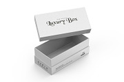 Luxury Two Piece Rigid Box Mockup, a Packaging Mockup by Ram Studio LLC (Thumbnail 6 of 11)