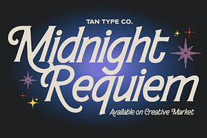 TAN - REQUIEM, a Serif Font by TanType