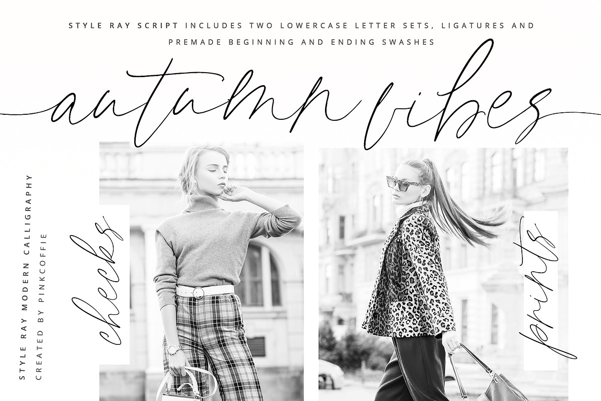 Style Ray | Casual Chic Script Font, a Script Font by Pink Coffie (Photo 14 of 15)