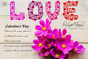 Heart Peace Font, a Blackletter Font by essegraphic (Thumbnail 1 of 8)