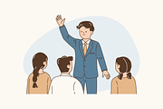 The Campaign Trail Illustration, an Object Graphic by Jump Studio (Thumbnail 3 of 12)