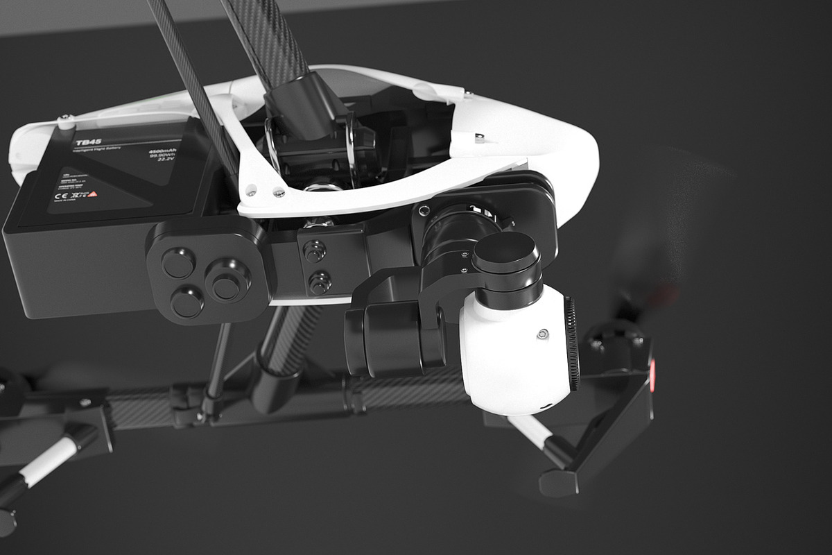 DJI Inspire 1 quadcopter, an Object 3D Model by arapps3d (Photo 15 of 17)