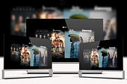 4K OLED TV Mockup, a Product Mockup by Design by Mirko (Thumbnail 3 of 8)