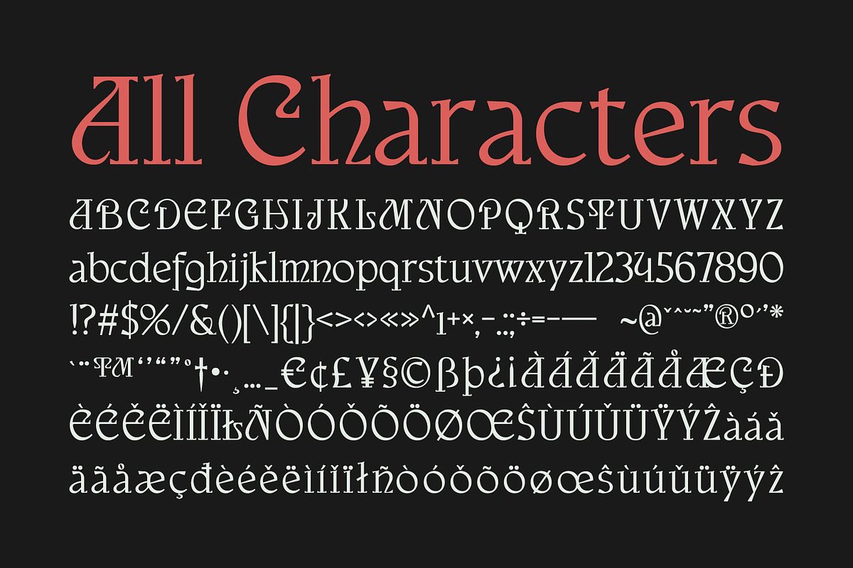 CS Morish – Uncial Font, a Serif Font by Craft Supply Co. (Photo 8 of 8)