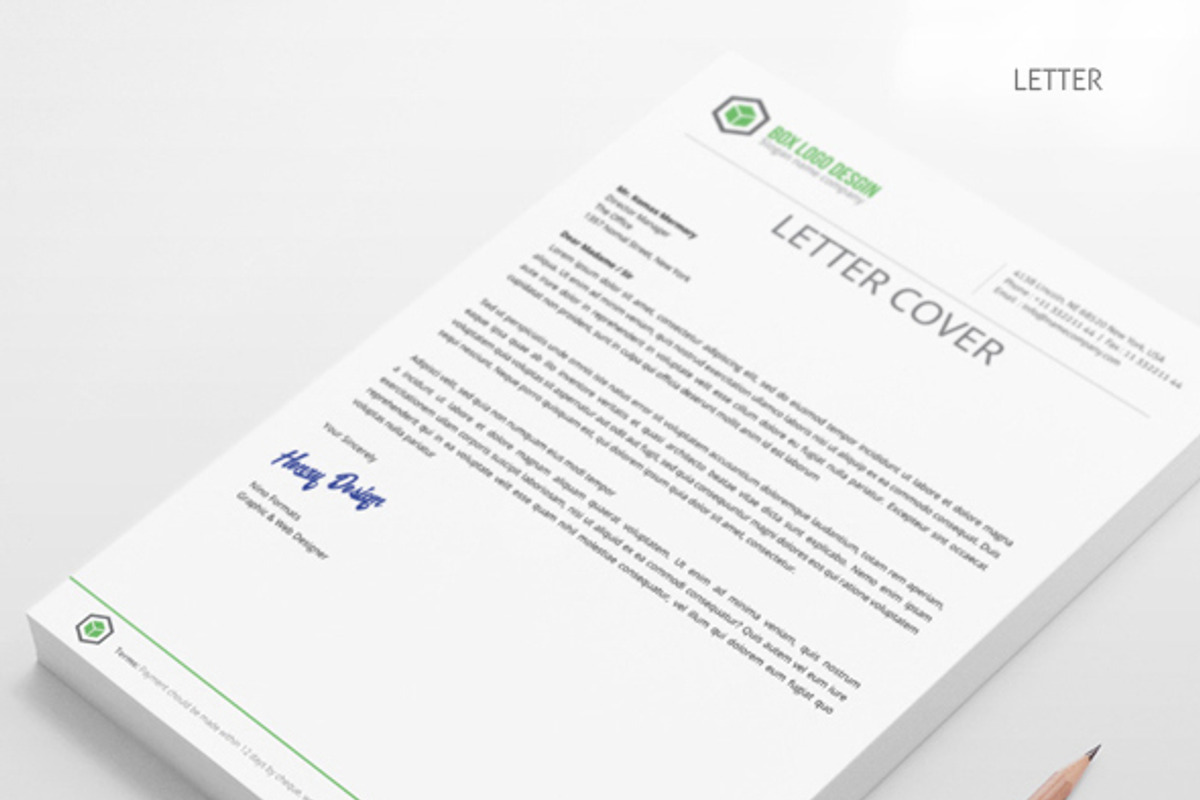 Corporate Identity, a Stationery Template by resumetemplathttps://d3es (Photo 3 of 6)