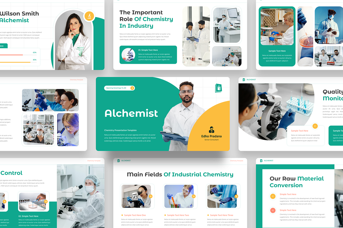 Chemistry PowerPoint, a Presentation Template by YossyOneStd (Photo 1 of 6)
