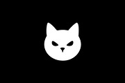 Evil Cat Head Vector, an Animal Illustration by Vectorium Studio (Thumbnail 2 of 4)