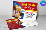 Real Estate Agency Invite Postcard, a Card Template by Psd Templates (Thumbnail 1 of 3)