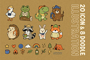 Buddy Camp Hand Drawn Font & Doodles, a Handwritten Font by Aftershift (Thumbnail 4 of 8)