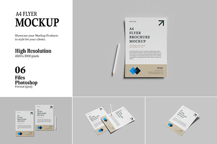 A4 Flyer Mockup