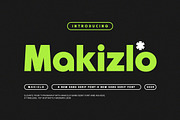 Makizlo - Modern Stylish Sans Serif, a Sans Serif Font by Typeformers (Thumbnail 1 of 5)