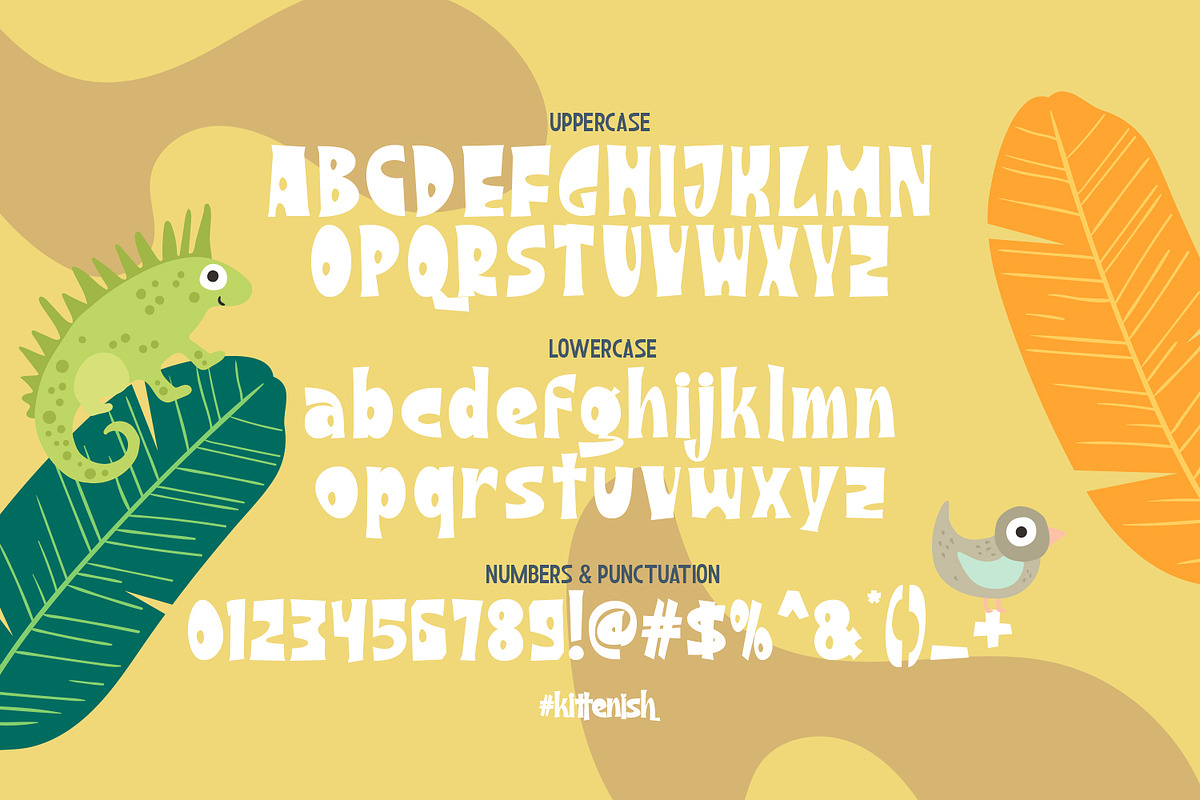 Kittenish - Playful Font, a Font by madeDeduk (Photo 6 of 14)