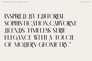 Calivorne - Modern Elegant Serif, a Serif Font by Muksal Creative (Thumbnail 2 of 11)