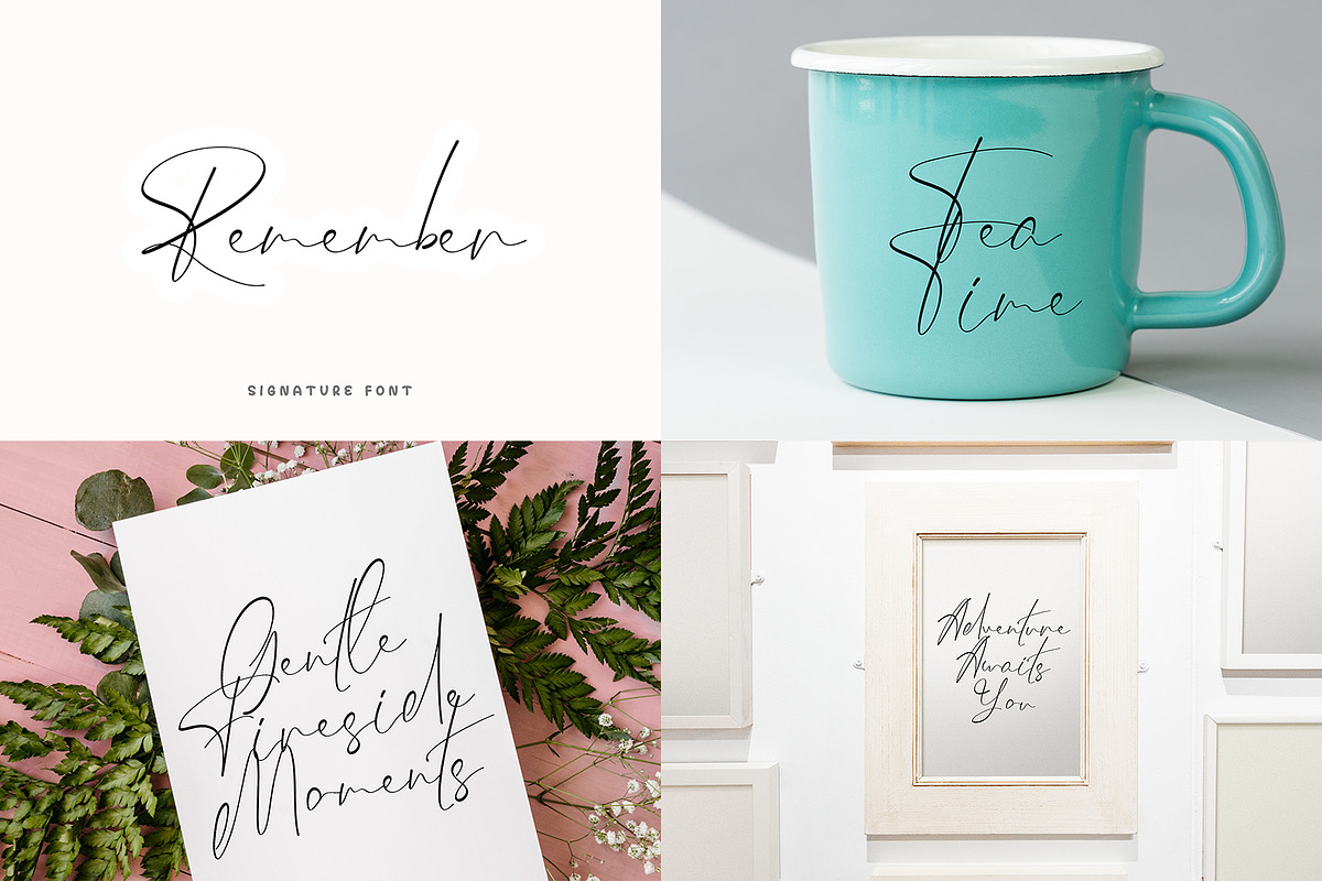 100 Handwritten Script Fonts Bundle, a Script Font by Fonteca (Photo 4 of 10)