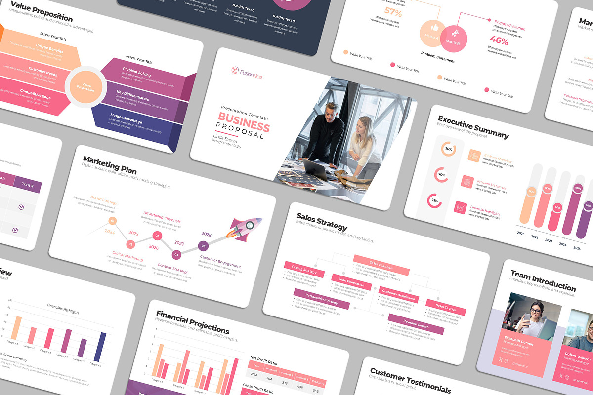 Business Proposal PowerPoint, a Presentation Template by Design Vault (Photo 1 of 5)