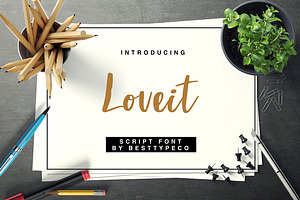 LoveIt lovely Font