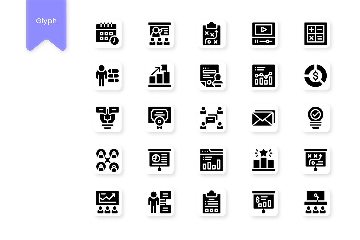 Business Training Icons, a Duotone Icon by HacaStudio (Photo 3 of 3)