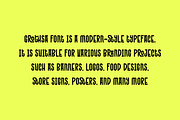 Grothsa - Creative Ligatures Font, a Sans Serif Font by QR Design Studio (Thumbnail 5 of 8)