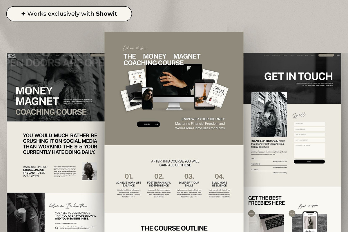 Showit website template for coach, a Websites & App Template by Superhero Design Co. (Photo 4 of 7)