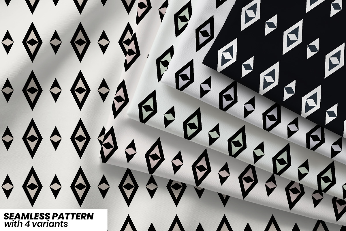 Elegant Diamond Geometric Pattern, a Pattern Graphic by Pyopo (Photo 1 of 3)