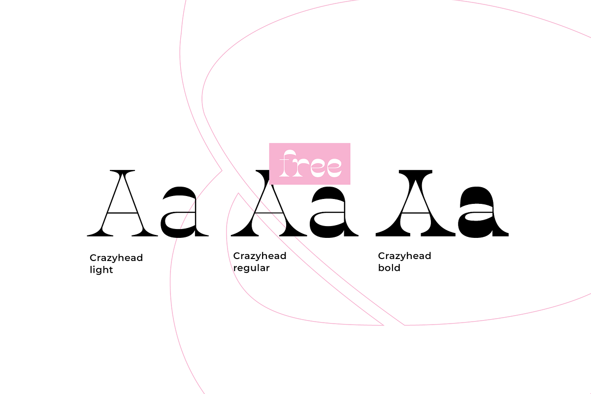 Crazyhead Display Font Family, a Serif Font by Headfonts (Photo 2 of 11)