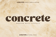 Concrete - Bold Advertising Typeface