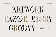 Aessthetique, a Serif Font by Foxys Type (Thumbnail 9 of 11)