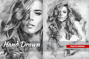Hand Drawn Photoshop Action