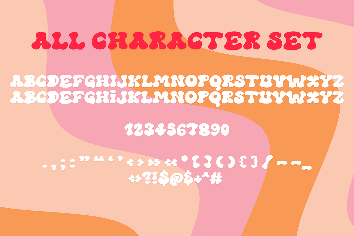 Quick is a retro groovy display font, a Handwritten Font by Brown Cupple (Photo 5 of 6)