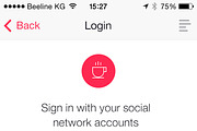 Flat iPhone App Template, an App Template by UI Store (Thumbnail 1 of 5)