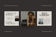 Writers Social Media Vol.5 for CANVA, a Social Media Template by September 5th (Thumbnail 15 of 24)