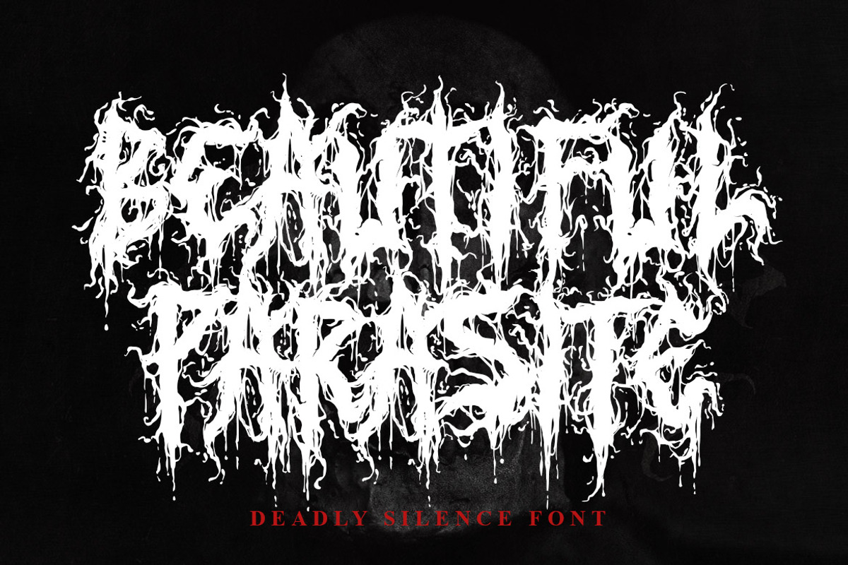 Deadly Silence Black Metal, a Blackletter Font by Blackmetalfont (Photo 2 of 5)