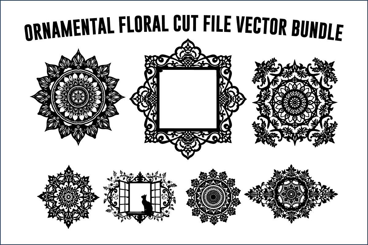 Ornamental Floral Laser Cut Lotus, an Object 3D Model by Designs_River (Photo 1 of 7)
