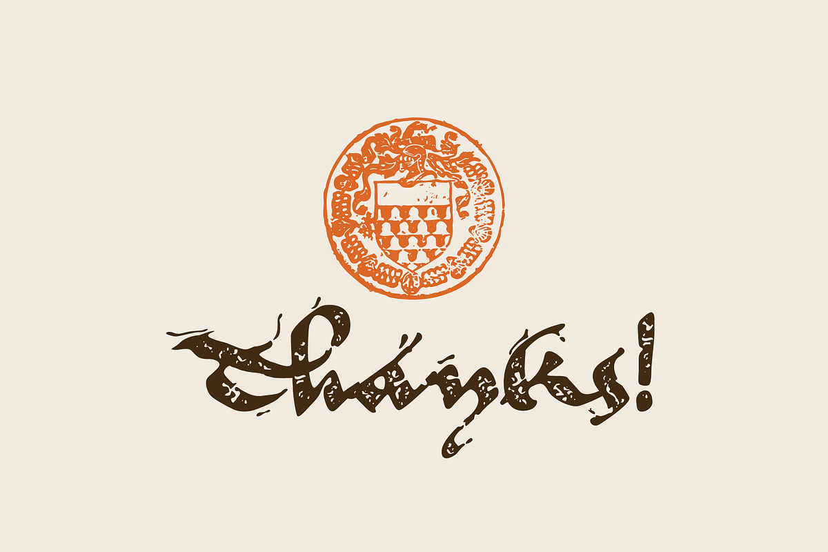 Valerius Elegant Blackletter Script, a Blackletter Font by kaer_shop (Photo 13 of 13)