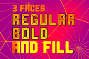 Soft Facets Font, a Font by Morning Person (Thumbnail 4 of 6)
