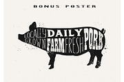 24 FARM FRESH Logos & Badges, a Branding & Logo Template by Roman Paslavsky (Thumbnail 9 of 9)