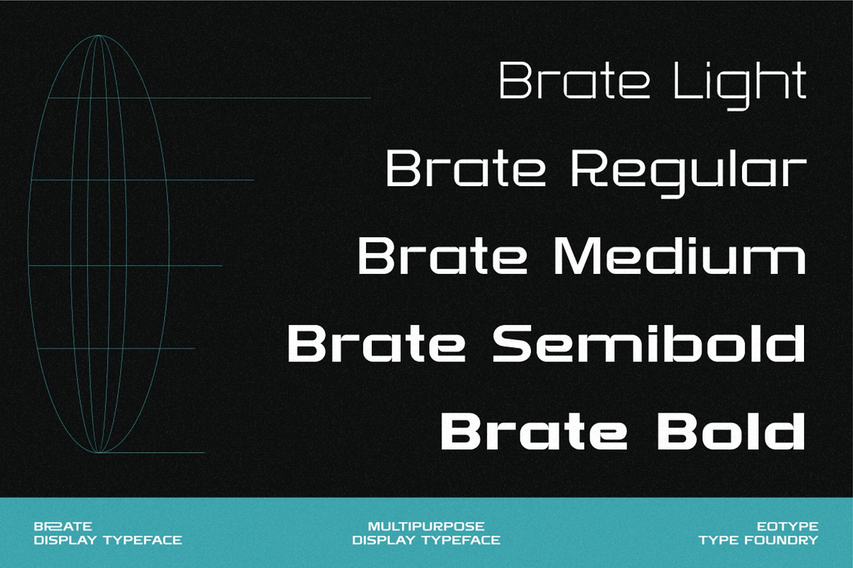 Brate, a Sans Serif Font by Eotype Studio (Photo 6 of 12)