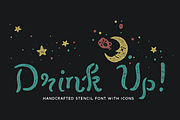 Drink Up, a Sans Serif Font by JoshuaRed Design (Thumbnail 1 of 6)