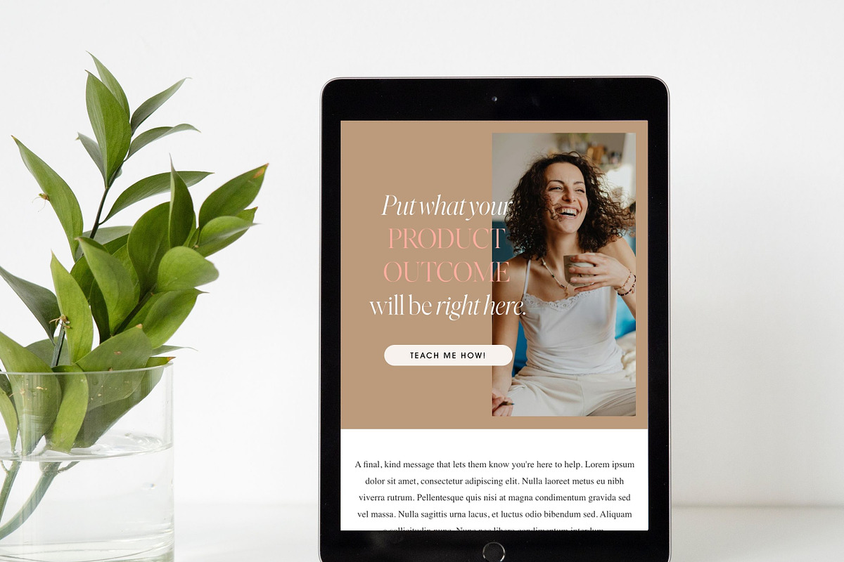 Flodesk Template | Launch Email, an Email Template by Ciera Design Templates (Photo 5 of 8)