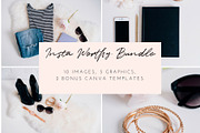 Fashion styled photo bundle | 1 stock photo containing social media and, a Beauty & Fashion Photo by Brand Strategy Co. (Thumbnail 1 of 6)