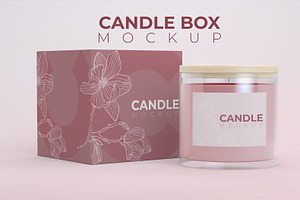 Candle Box Mockup, a Household Mockup by McLittle Stock