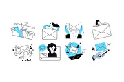 People and email marketing, a Person Illustration by PureSolution (Thumbnail 6 of 6)