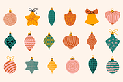140 Cozy Retro Christmas Clipart, a Seasonal Illustration by Zeukaa (Thumbnail 4 of 21)