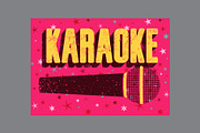 Karaoke grunge vector poster set., an Object Illustration by PoPaShop (Thumbnail 8 of 8)
