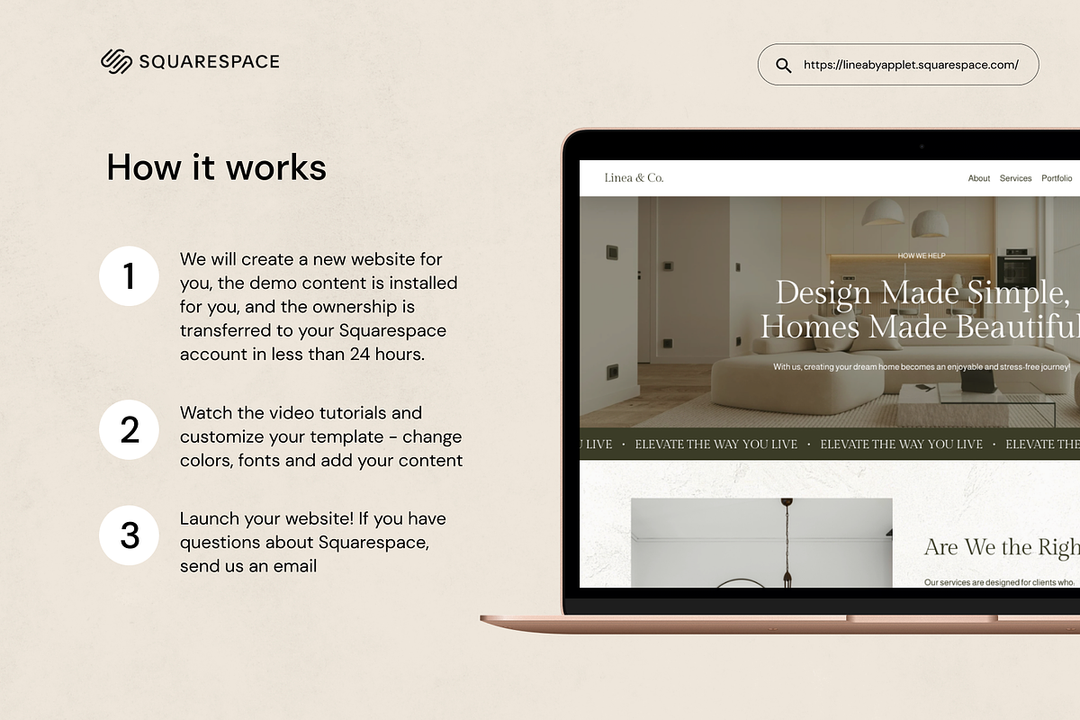 Squarespace Template: Linea preview 5